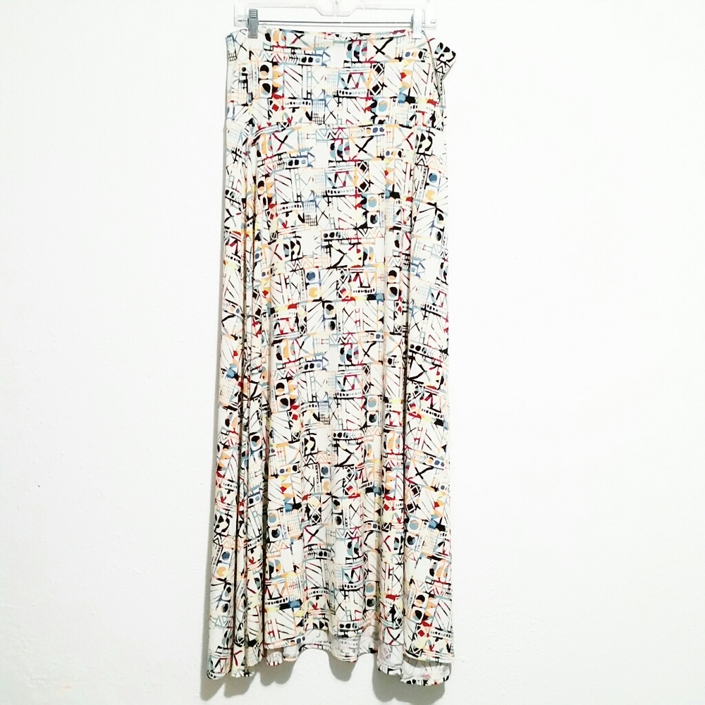 LuLaRoe Tribal Maxi Skirt Size L